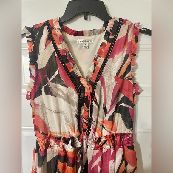 John Paul Richard Maxi Dress Size Small Multicolor Vacation Summer Lightweight - Picture 4 of 8